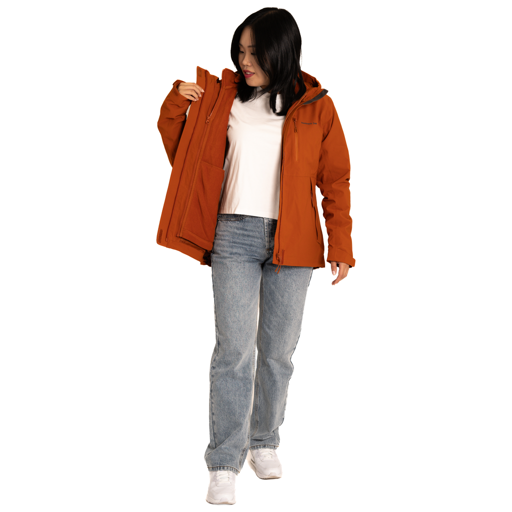 Northern Sun Women's 3-in-1 Waterproof Winter Jacket