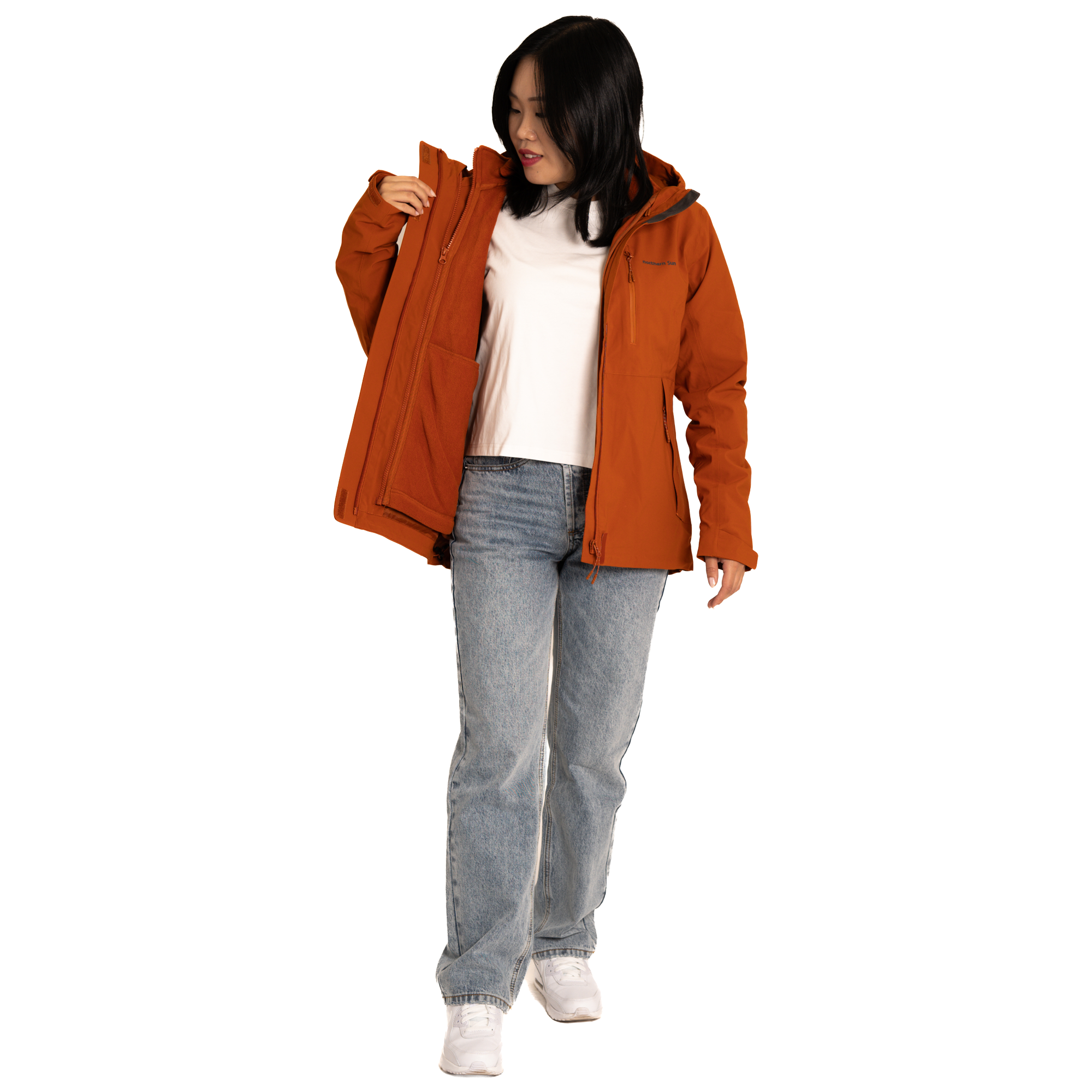 Northern Sun Women's 3-in-1 Waterproof Winter Jacket