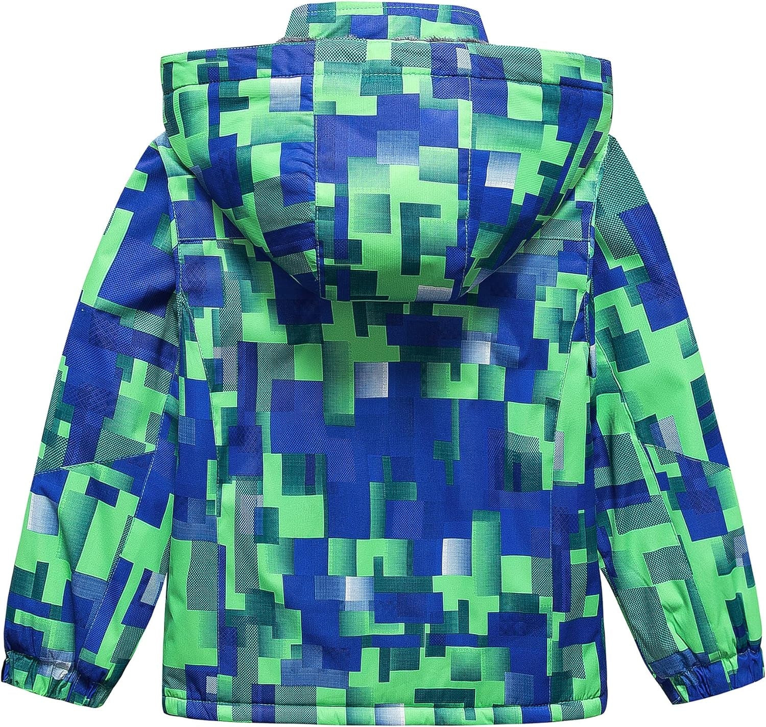 Boy'S Waterproof Ski Jacket Warm Winter Fleece Snow Coat Windproof Snowboarding Rain Jacket